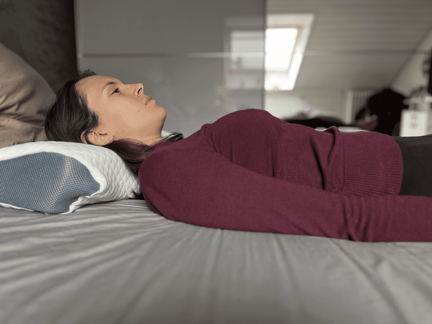 almohada Derila prueba boca arriba